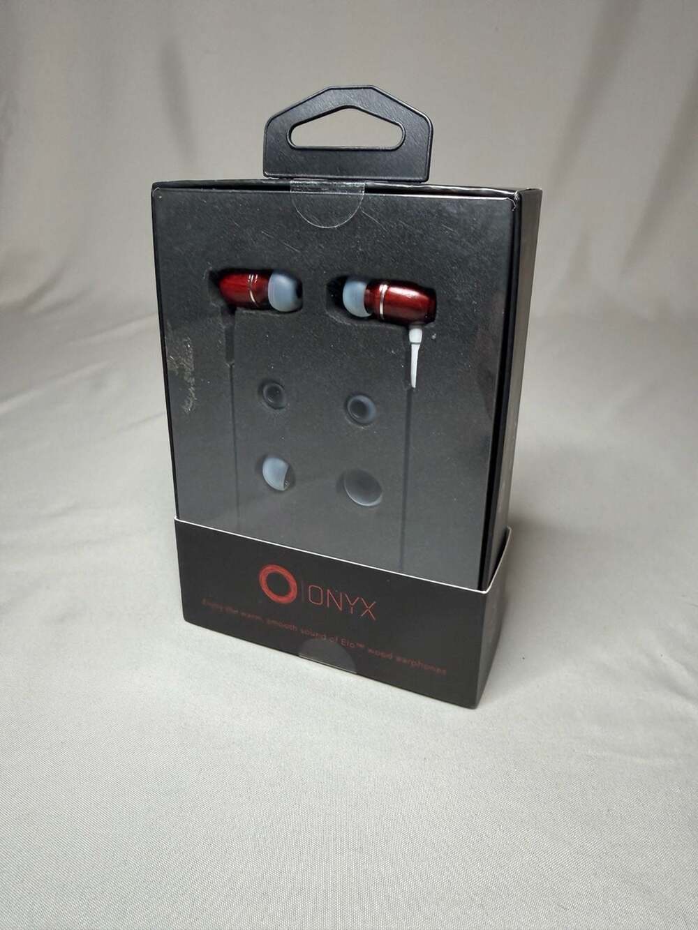 Onyx Elo Wired Wood In-Ear Headphones (white)